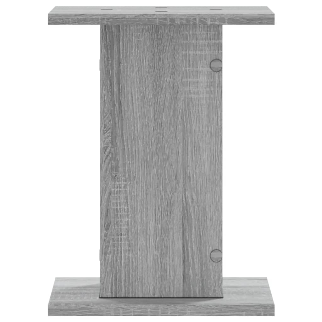 vidaXL Soportes para plantas 2 uds madera gris Sonoma 30x30x40 cm