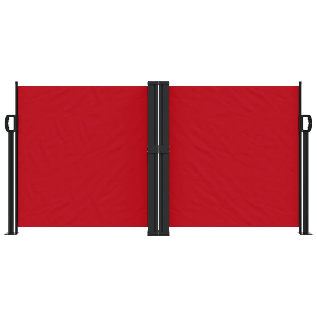 vidaXL Toldo lateral retráctil rojo 120x600 cm