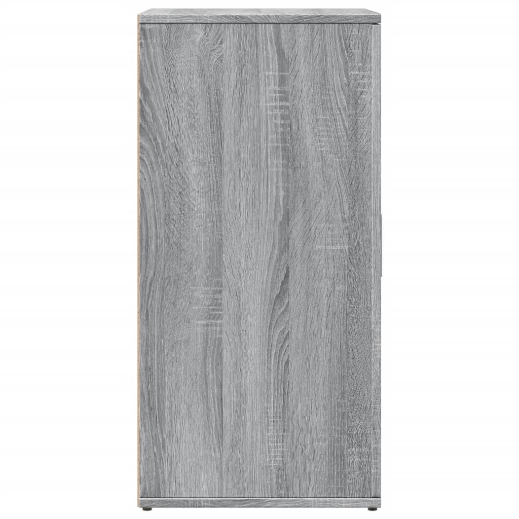 vidaXL Aparador de madera de ingeniería gris Sonoma 59x39x80 cm