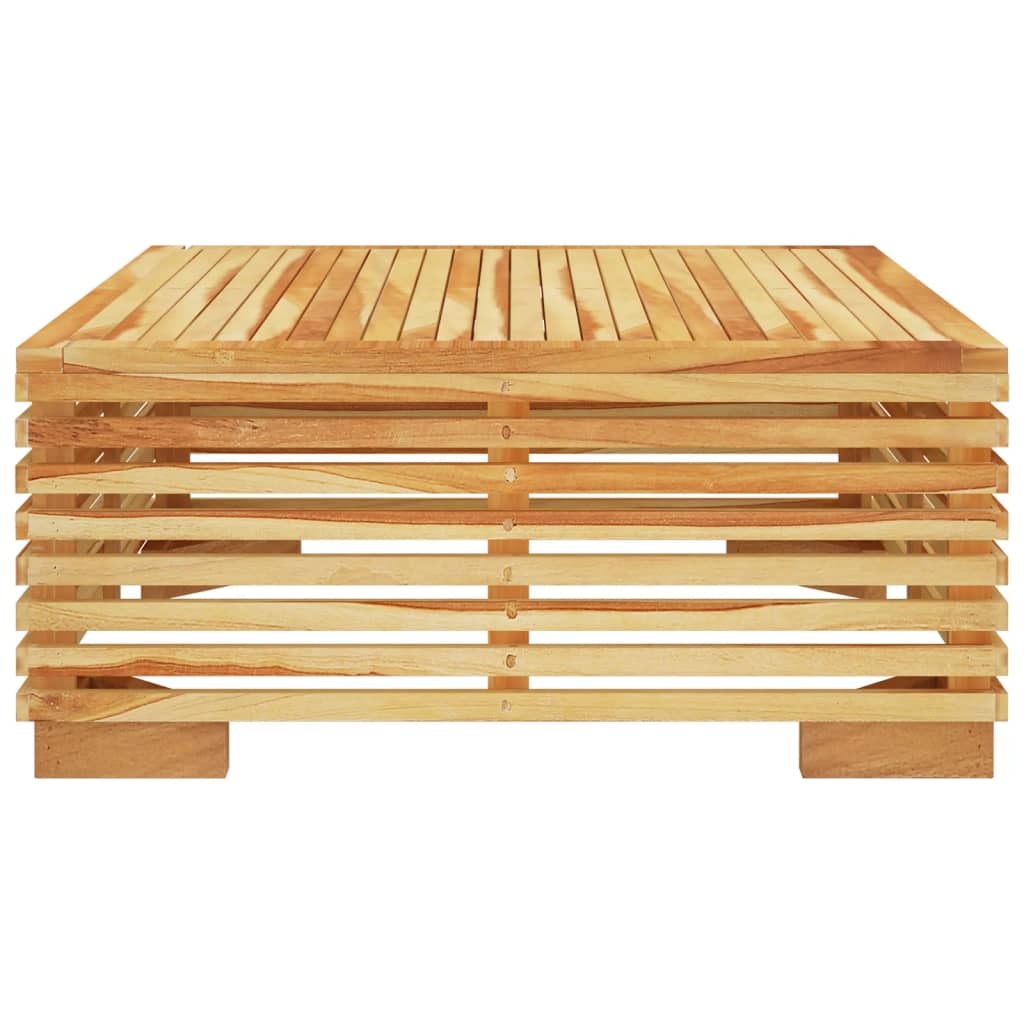 vidaXL Juego de muebles de jardín 2 piezas madera maciza de teca