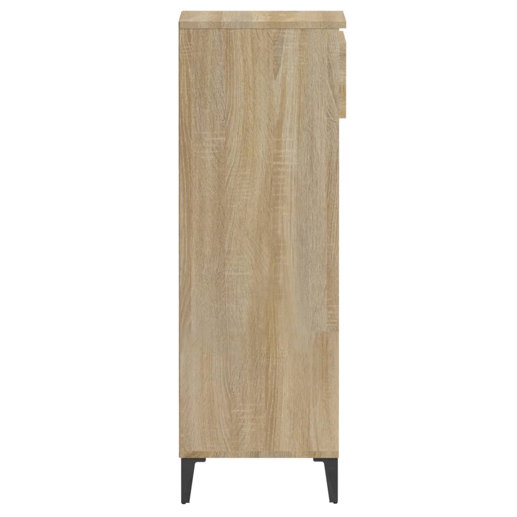 vidaXL Mueble zapatero madera contrachapada roble Sonoma 40x36x105 cm