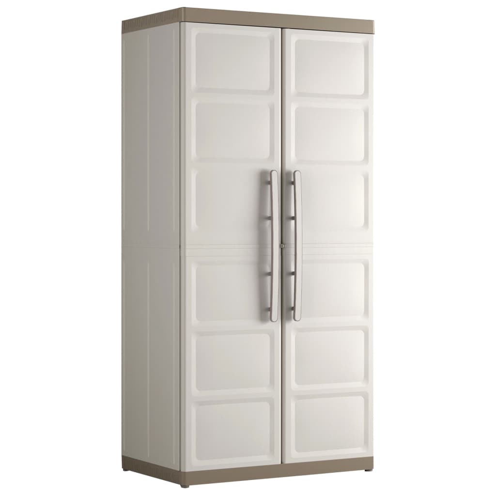 Keter Armario de almacenaje estantes Excellence XL beige taupe 182 cm