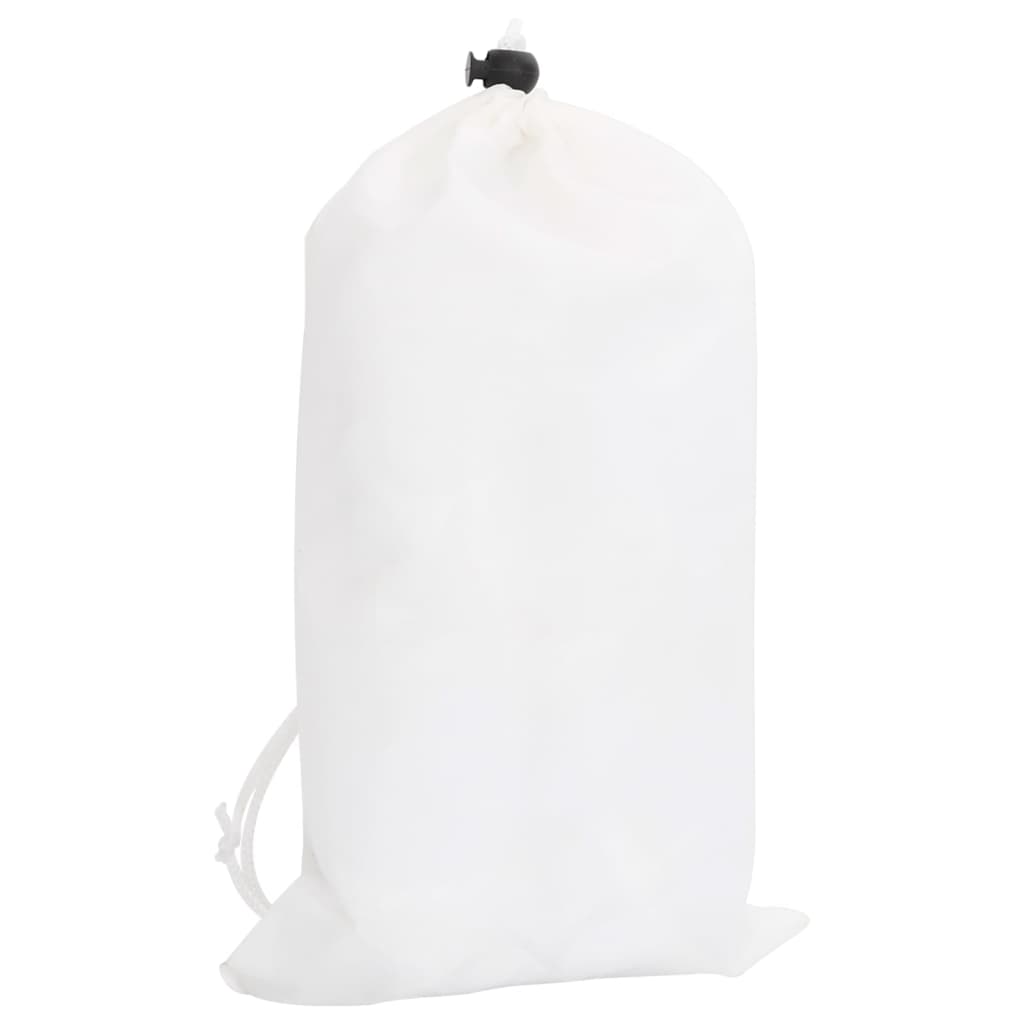 vidaXL Red de camuflaje con bolsa de almacenamiento blanco 412x144 cm