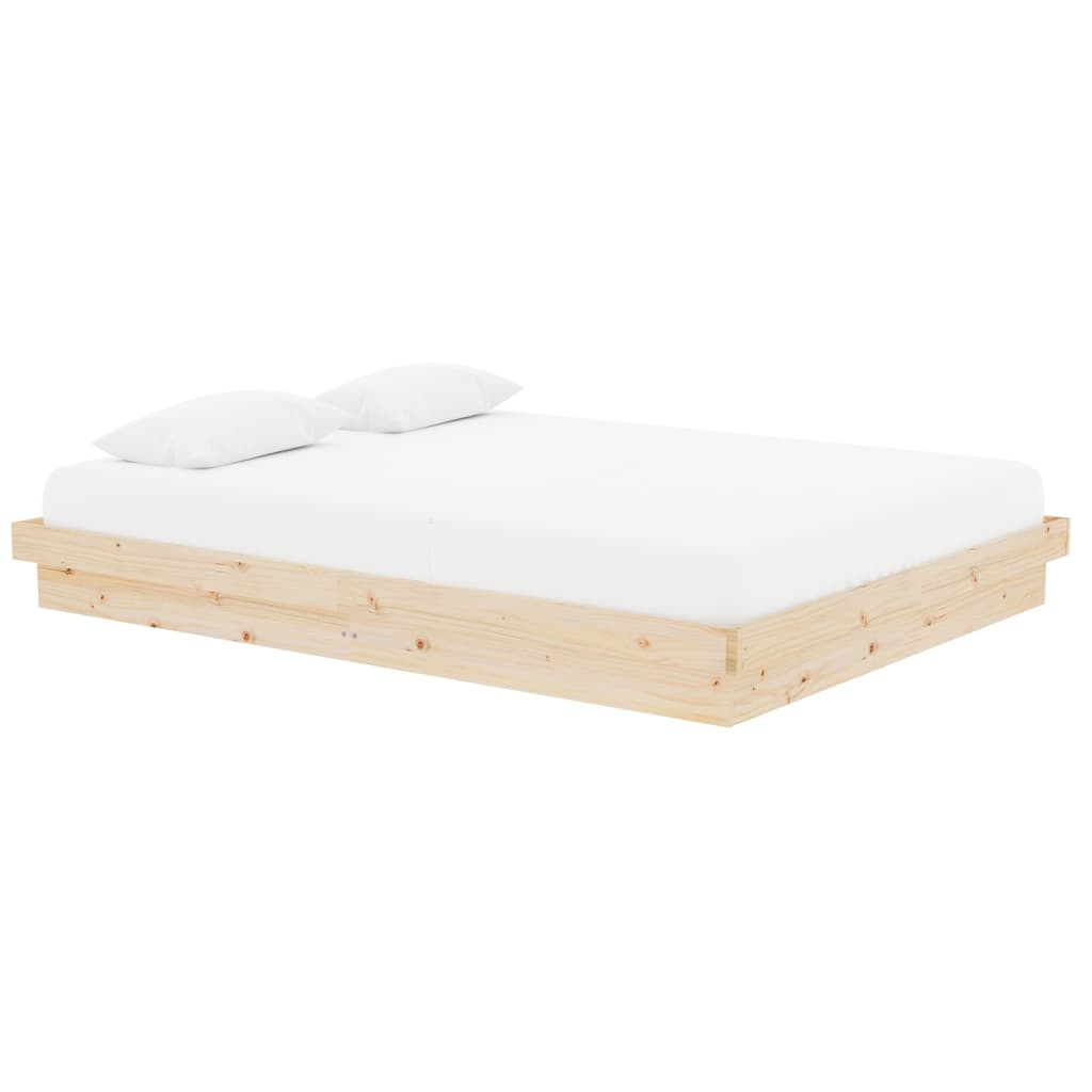 vidaXL Estructura de cama madera maciza 150x200 cm