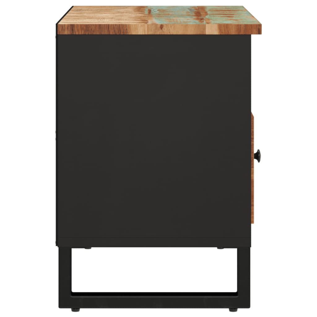 vidaXL Mueble de TV madera reciclada y madera de ingeniería 80x33x46cm