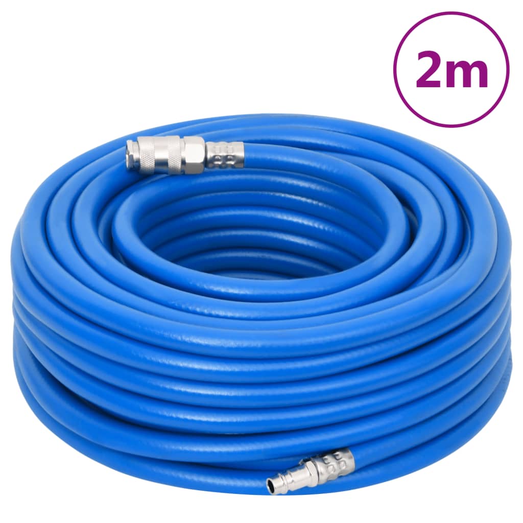 vidaXL Manguera de aire PVC azul 19 mm 2 m