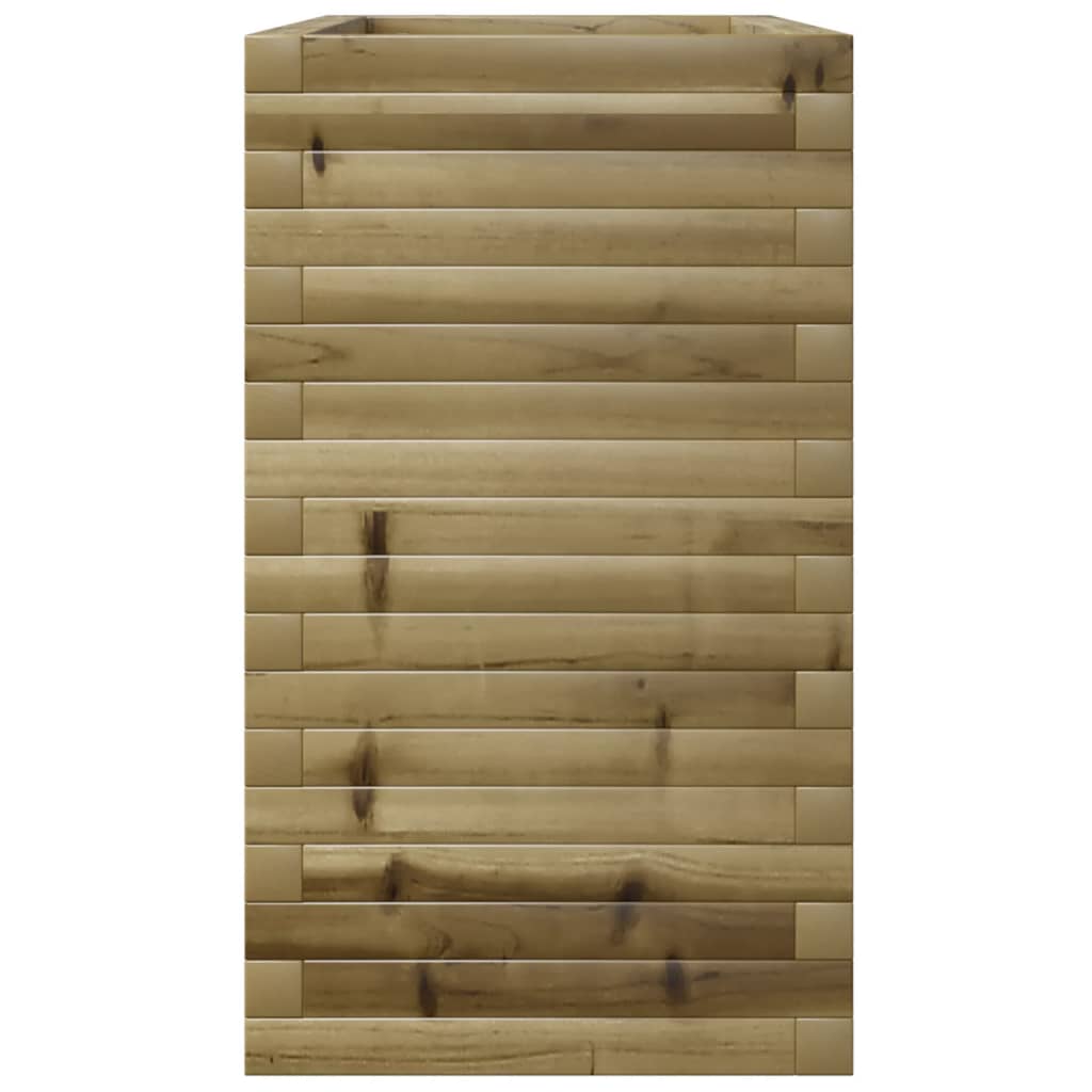 vidaXL Jardinera madera de pino impregnada 110x40x72,5 cm