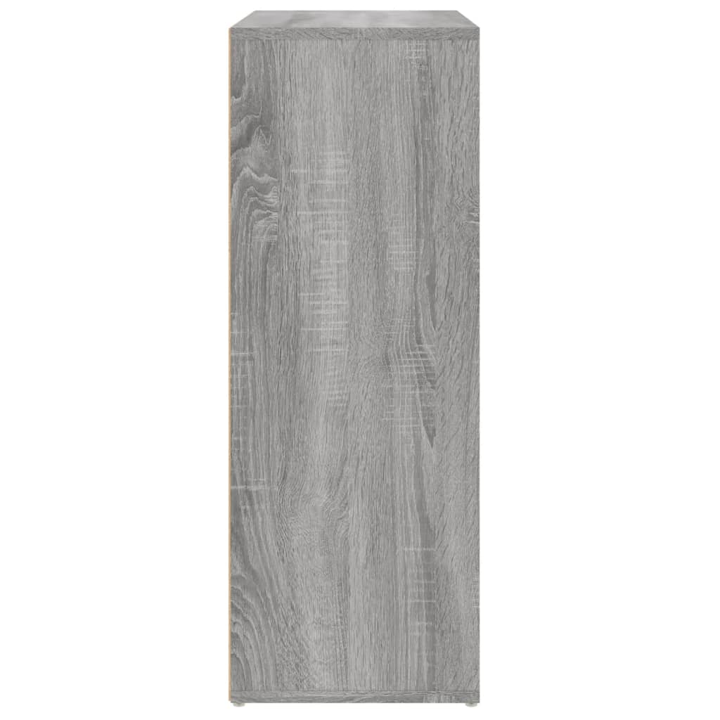 vidaXL Aparador de madera de ingeniería gris Sonoma 60x31x84 cm