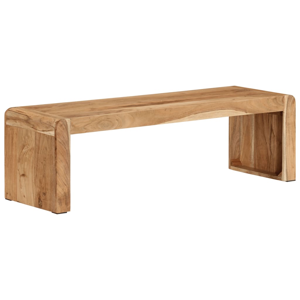 vidaXL Soporte de TV madera maciza de acacia 110x33x33 cm