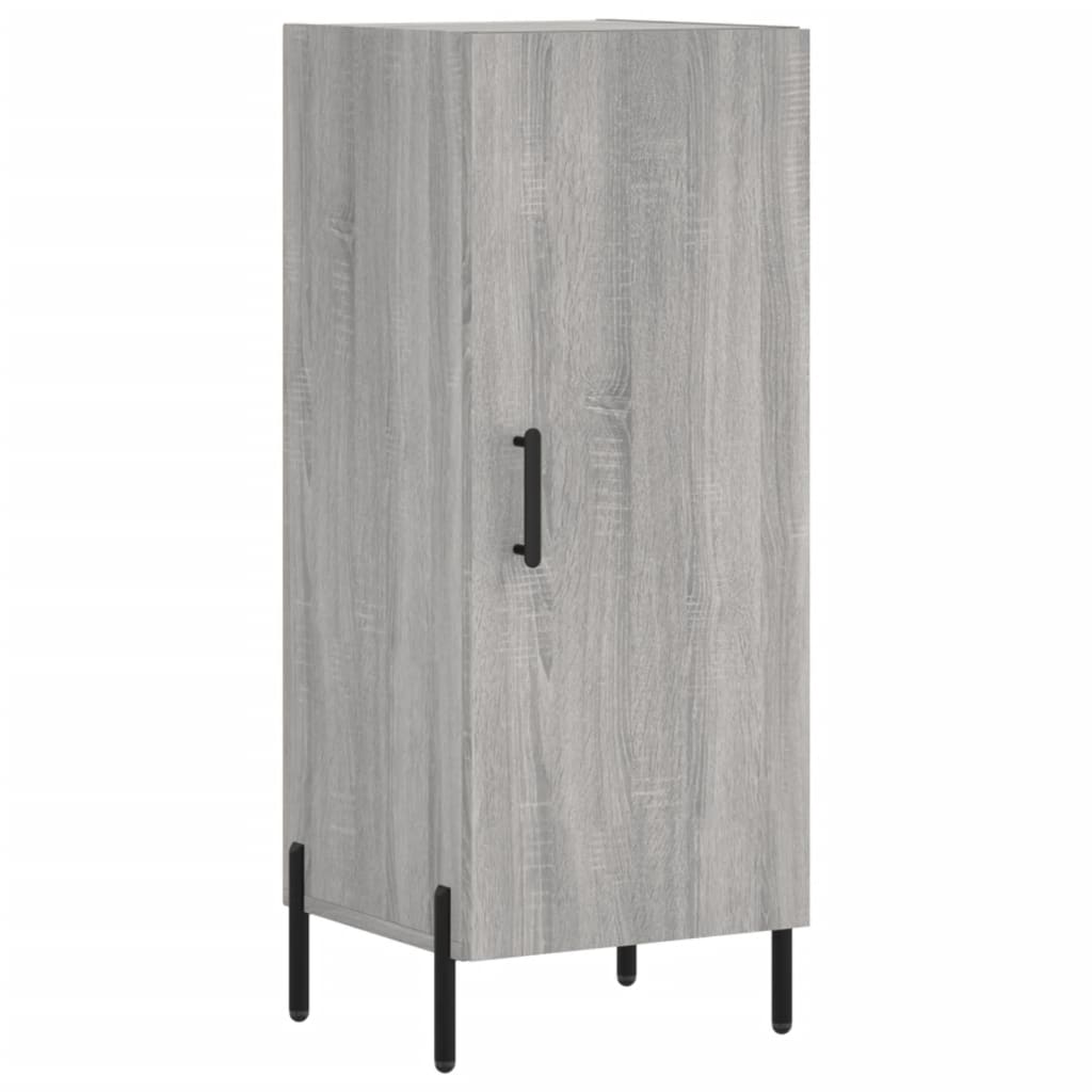 vidaXL Aparador madera de ingeniería gris Sonoma 34,5x34x90 cm