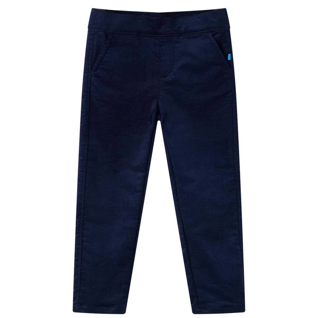 Pantalón infantil azul marino oscuro 128