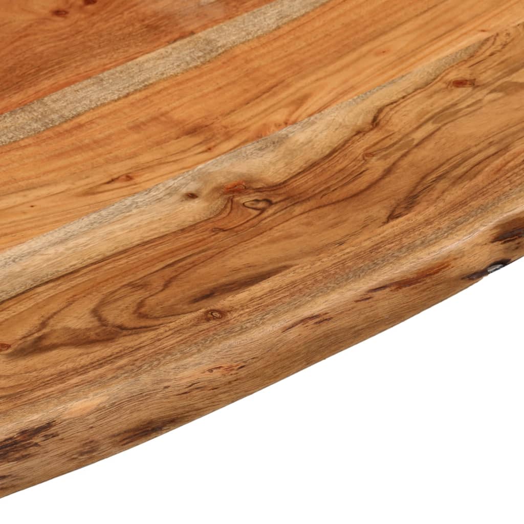 vidaXL Estante pared rectangular madera acacia borde vivo 110x30x3,8cm