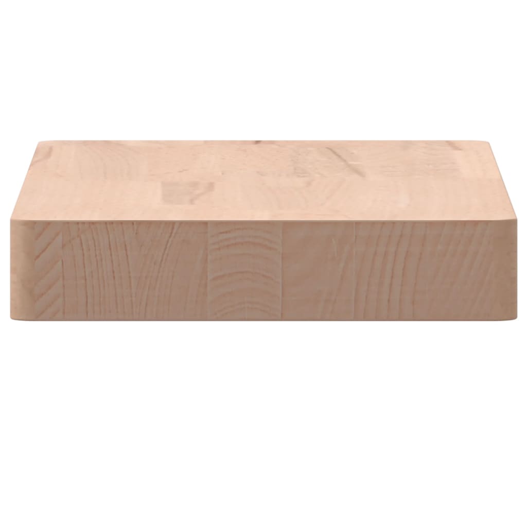 vidaXL Estante de pared madera maciza de haya 40x20x4 cm