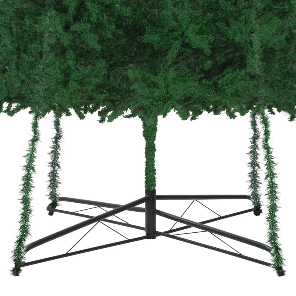 vidaXL Árbol de Navidad artificial con soporte verde 500 cm