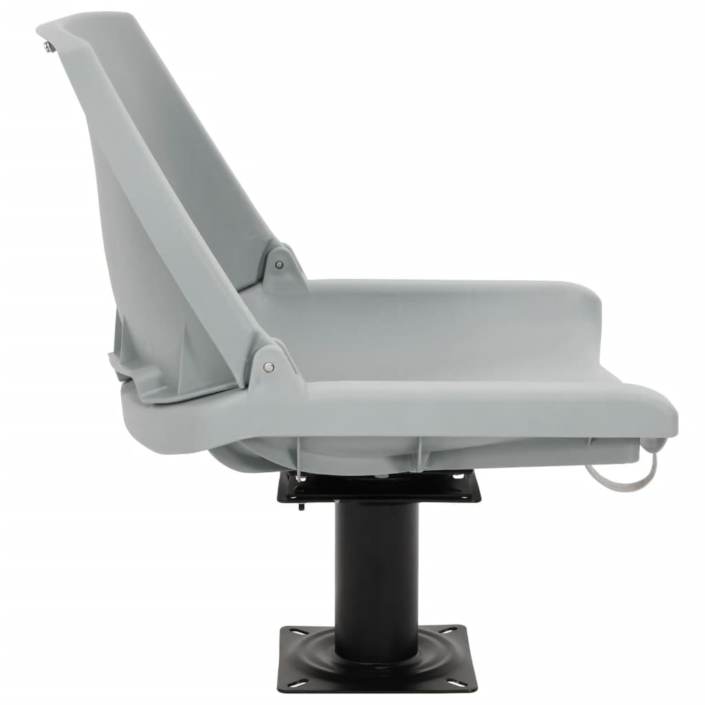 vidaXL Asiento para barco con pedestal giratorio 360°