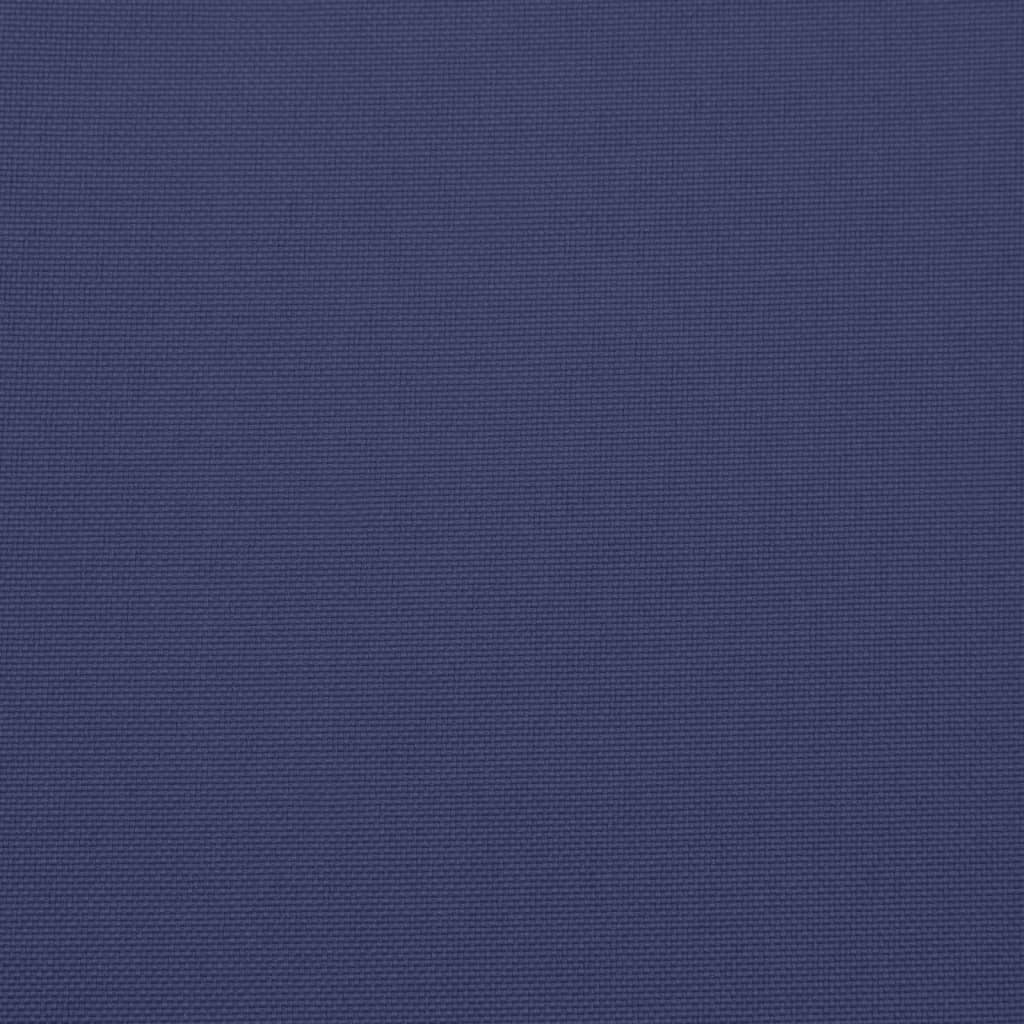 vidaXL Cojín para banco de jardín tela Oxford azul marino 200x50x7 cm