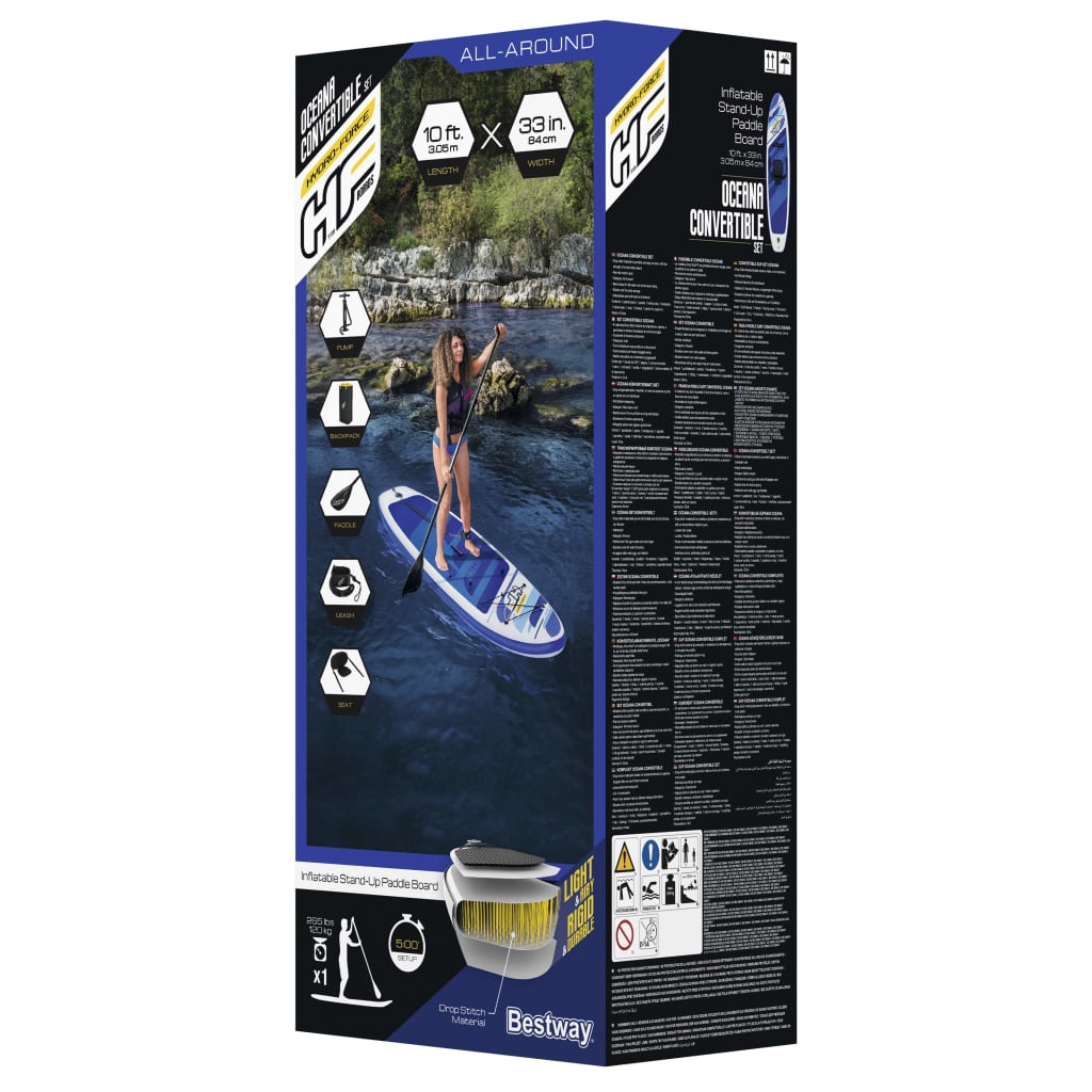 Bestway Tabla hinchable de paddleboard Hydro-Force Oceana