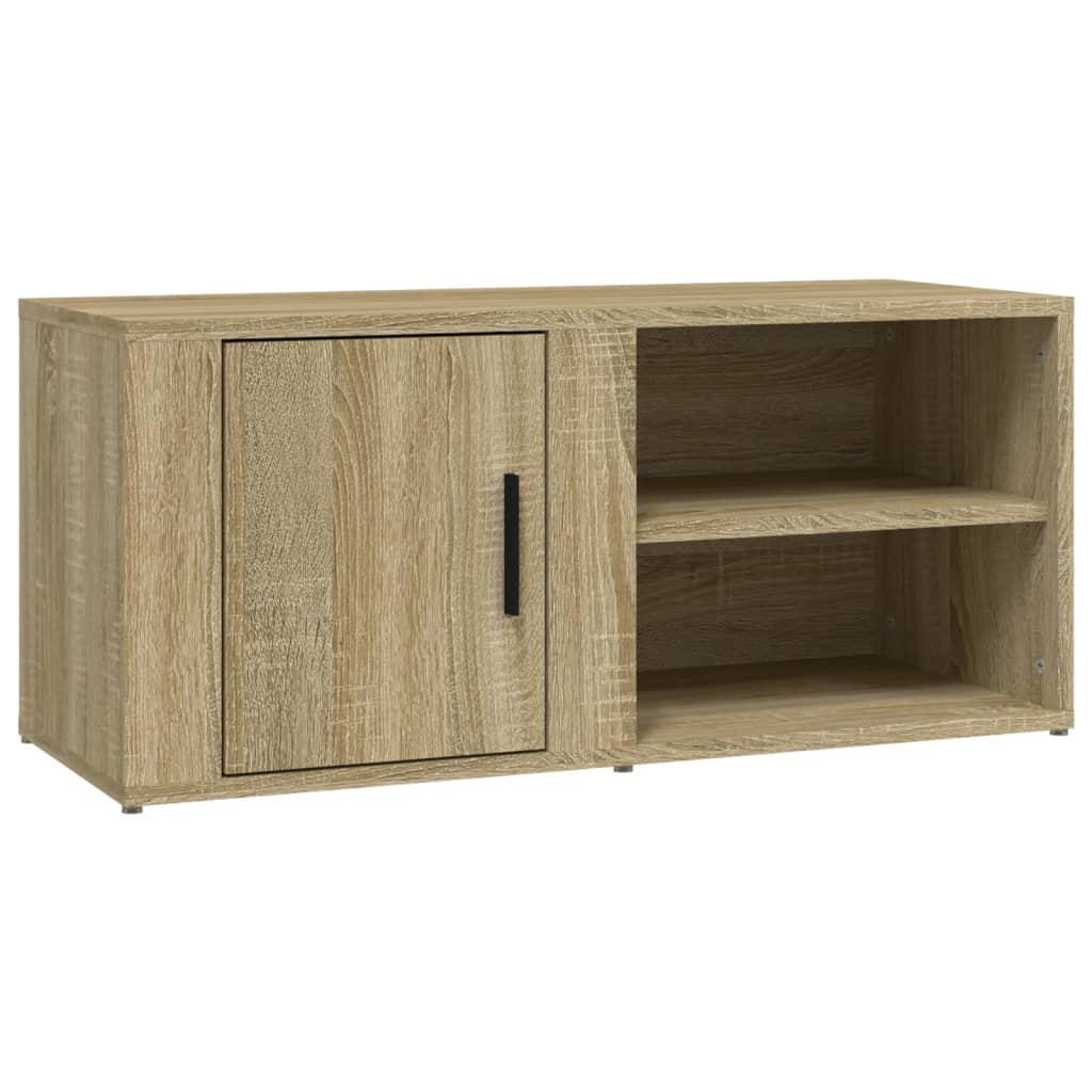 vidaXL Mueble para TV madera contrachapada roble Sonoma 80x31,5x36 cm