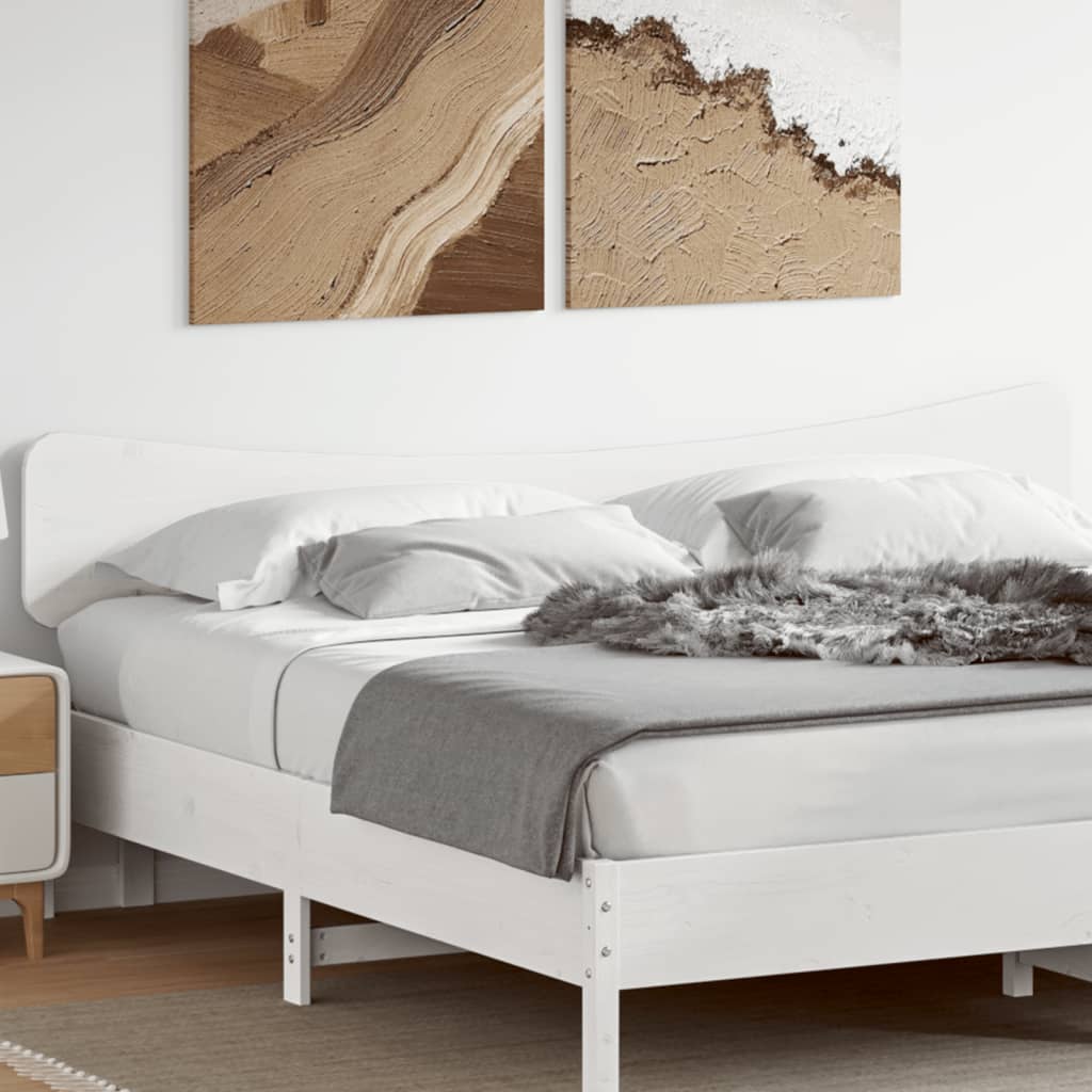 vidaXL Cabecero de cama madera maciza de pino blanco 180 cm