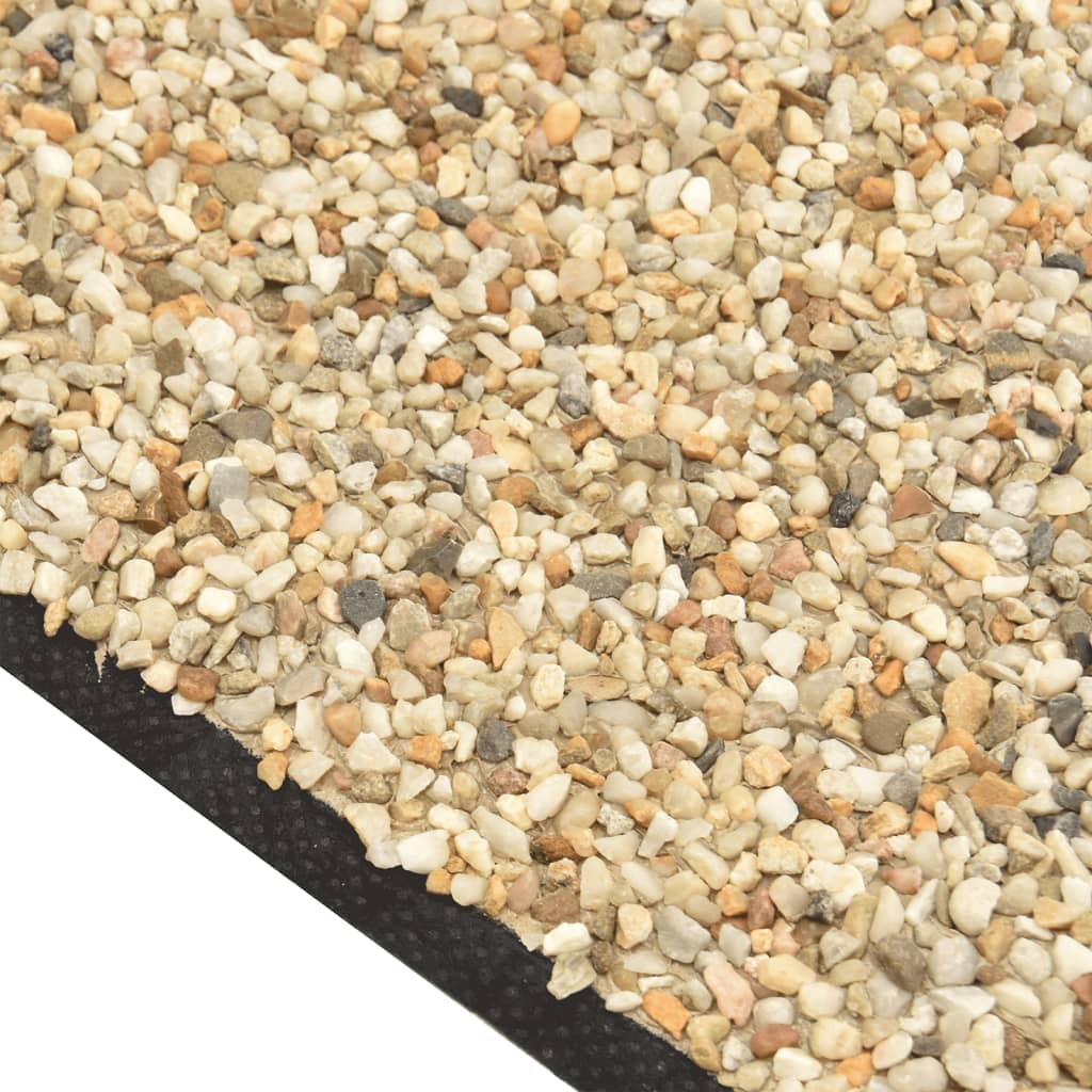 vidaXL Revestimiento de piedra color arena natural 200x40 cm