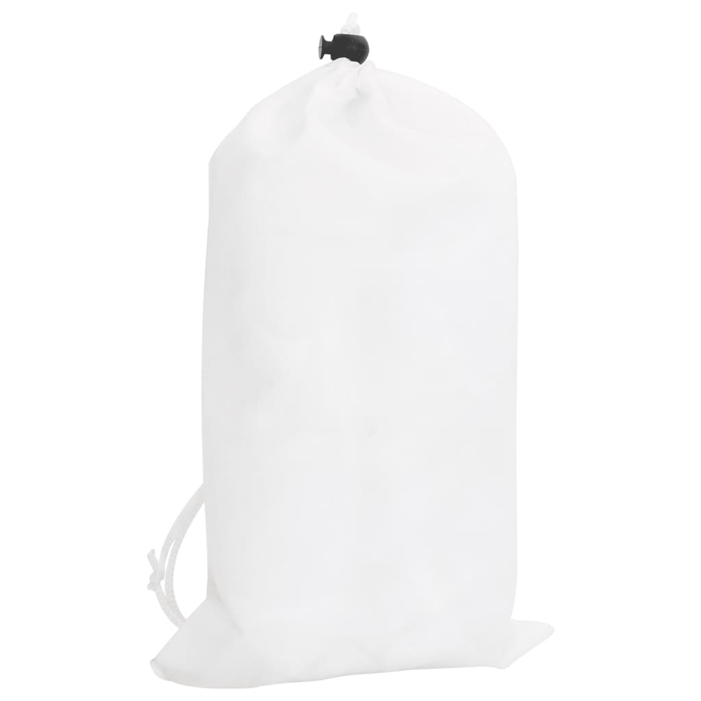 vidaXL Red de camuflaje con bolsa de almacenamiento blanco 312x140 cm