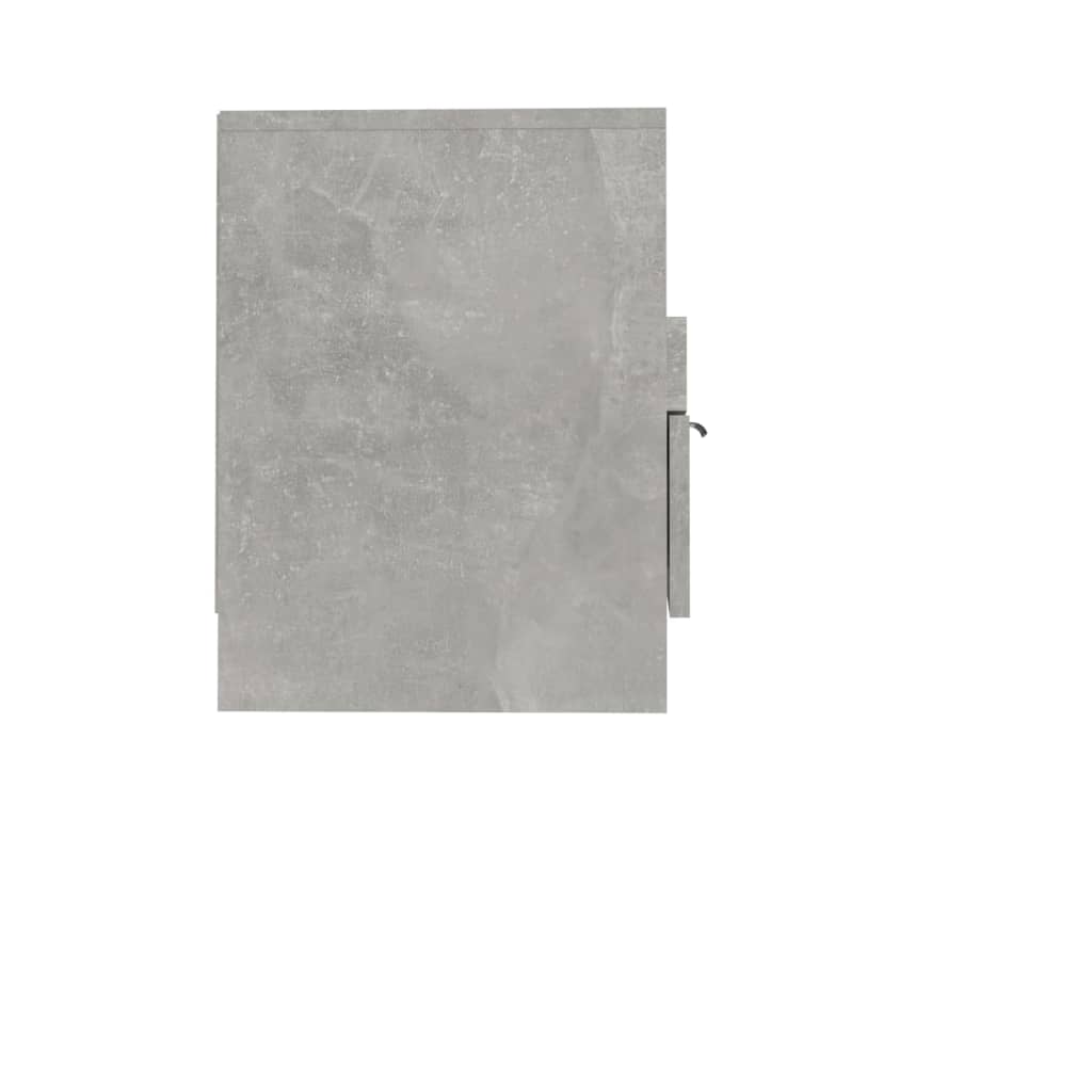 vidaXL Mueble de TV madera contrachapada gris hormigón 150x33,5x45 cm