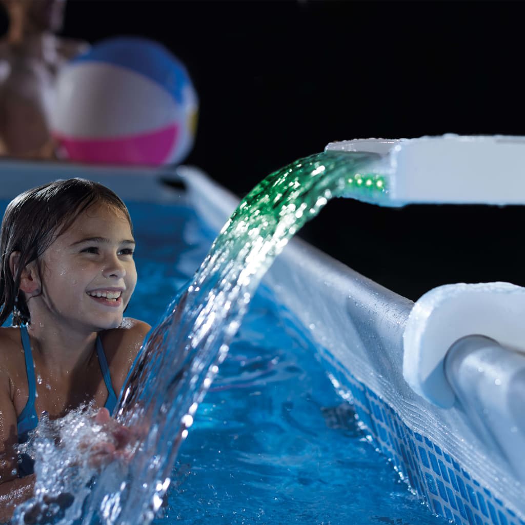 Intex Cascada de piscina LED multicolor