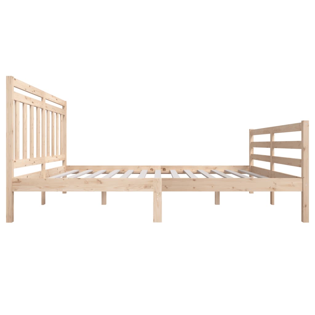 vidaXL Estructura de cama de madera maciza 160x200 cm