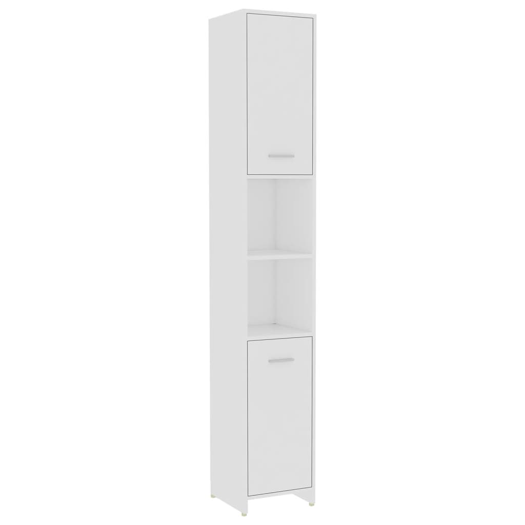 vidaXL Juego de muebles de baño 4 piezas blanco