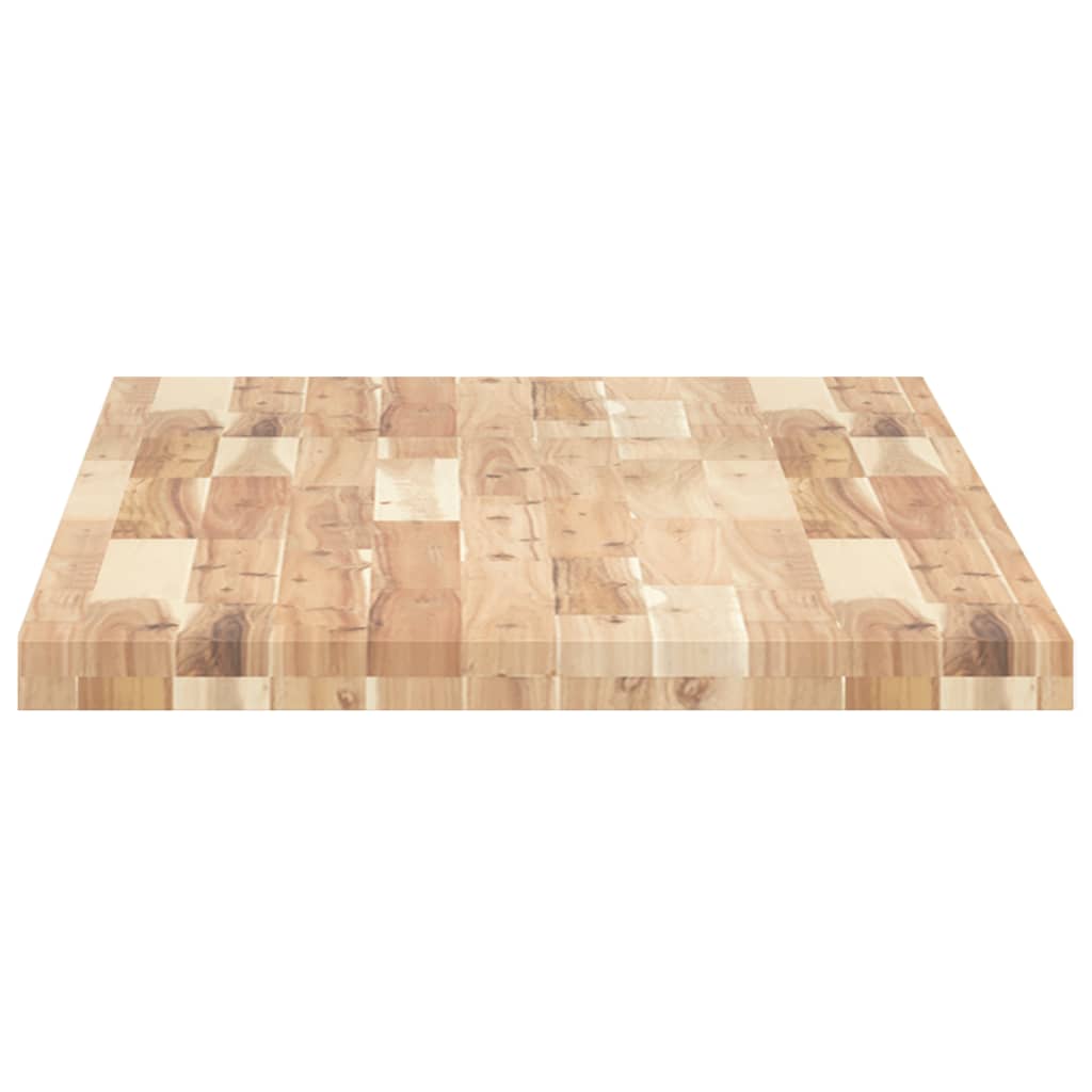 vidaXL Encimera tocador baño madera acacia sin tratar 120x60x4 cm