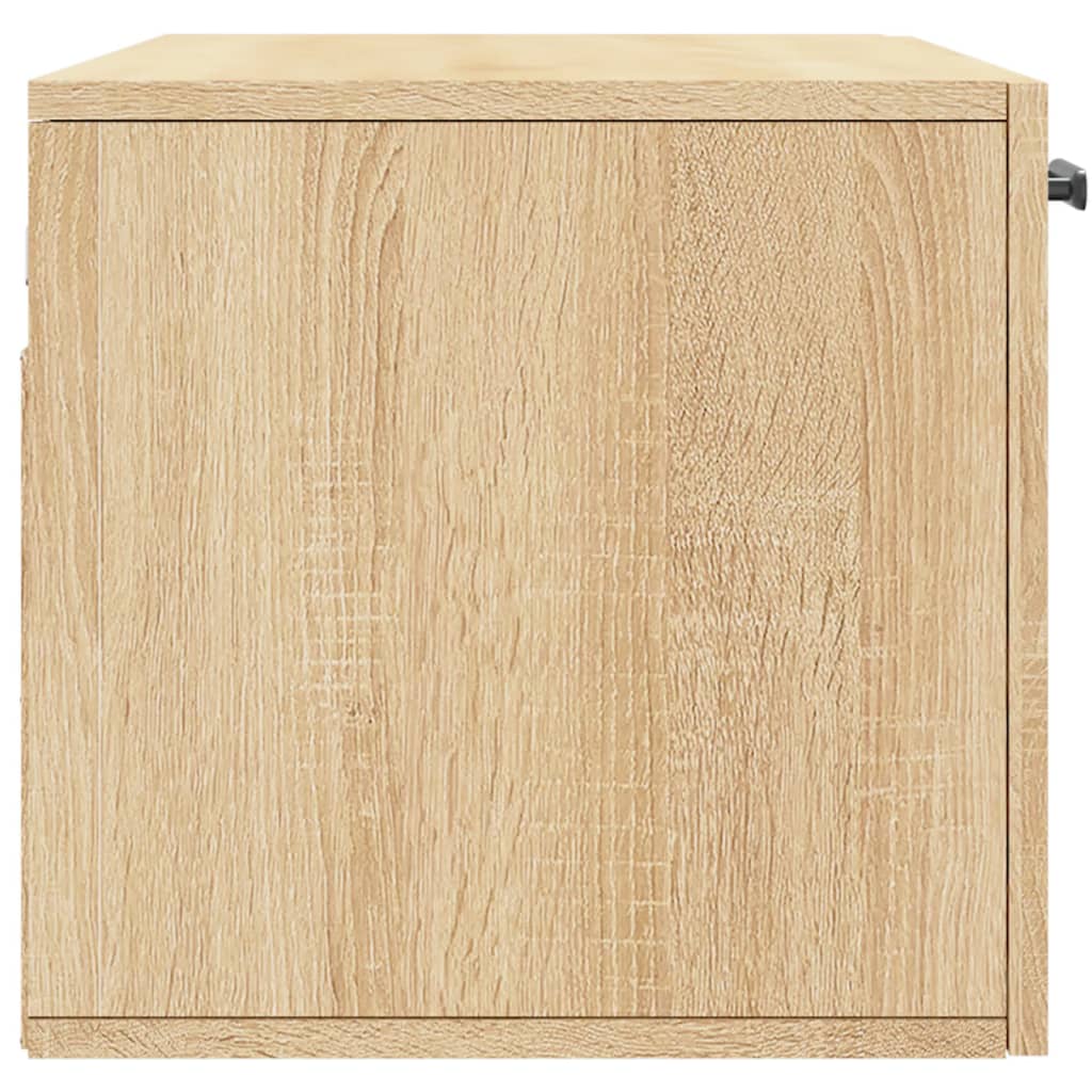 vidaXL Armario de pared madera ingeniería roble Sonoma 80x36,5x35 cm