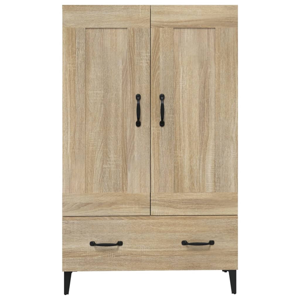 vidaXL Aparador madera contrachapada color roble Sonoma 70x31x115 cm