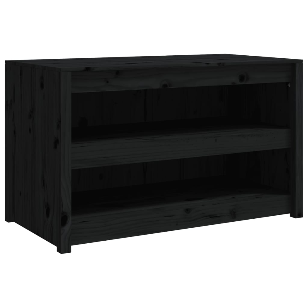 vidaXL Mueble de cocina exterior madera maciza pino negro 106x55x64 cm