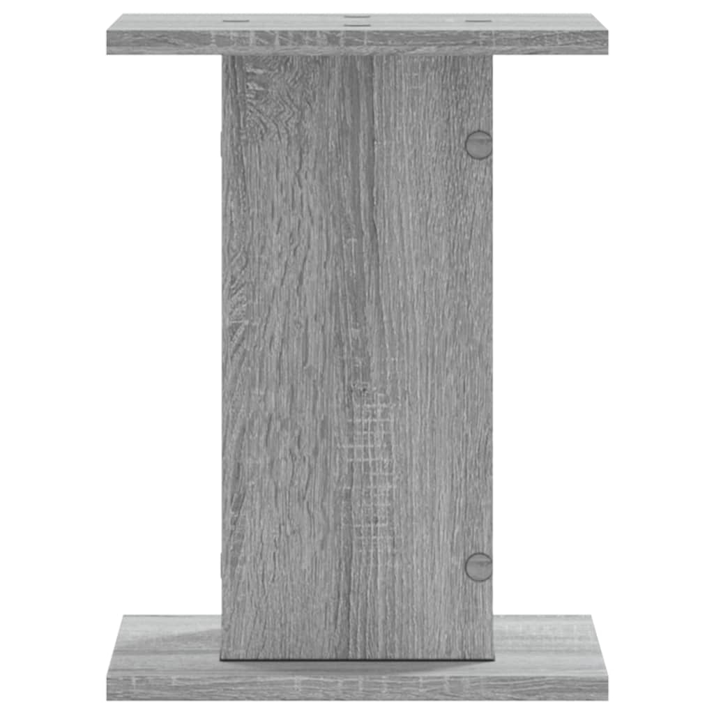 vidaXL Soportes para plantas 2 uds madera gris Sonoma 30x30x40 cm