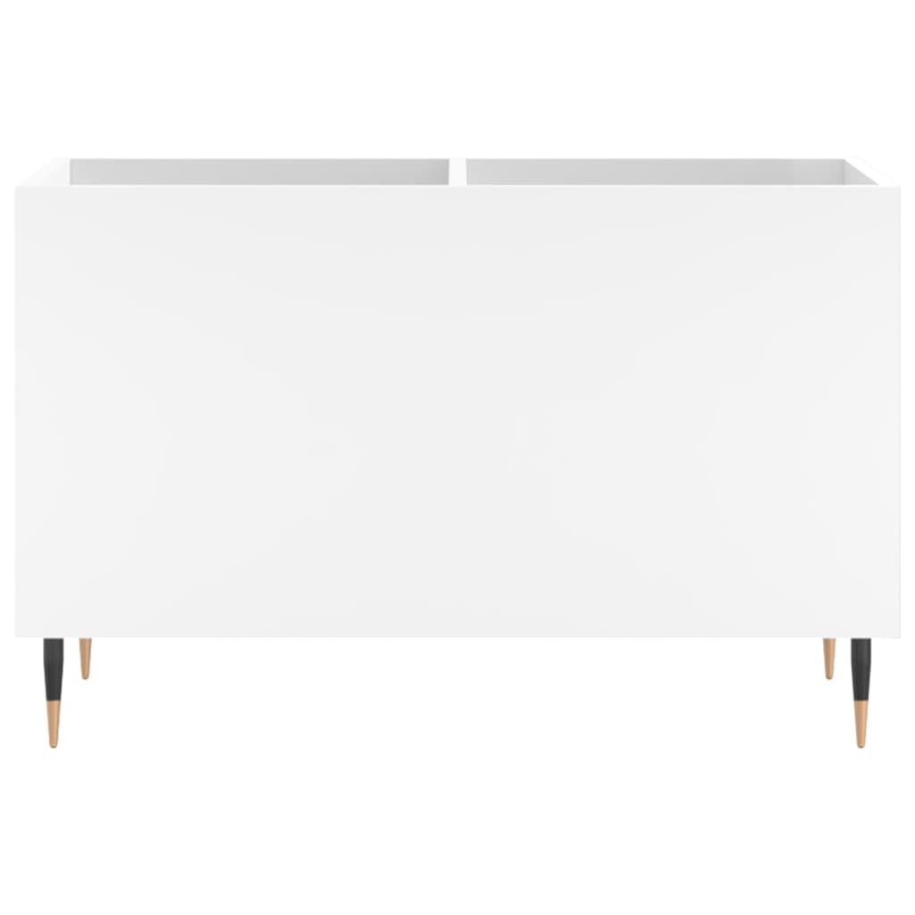 vidaXL Mueble para discos madera contrachapada blanco 74,5x38x48 cm