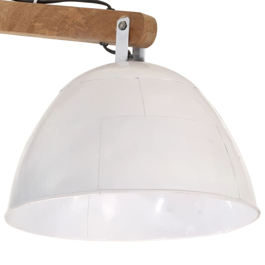 vidaXL Lámpara de techo blanca 25 W E27 105x30x65-108 cm