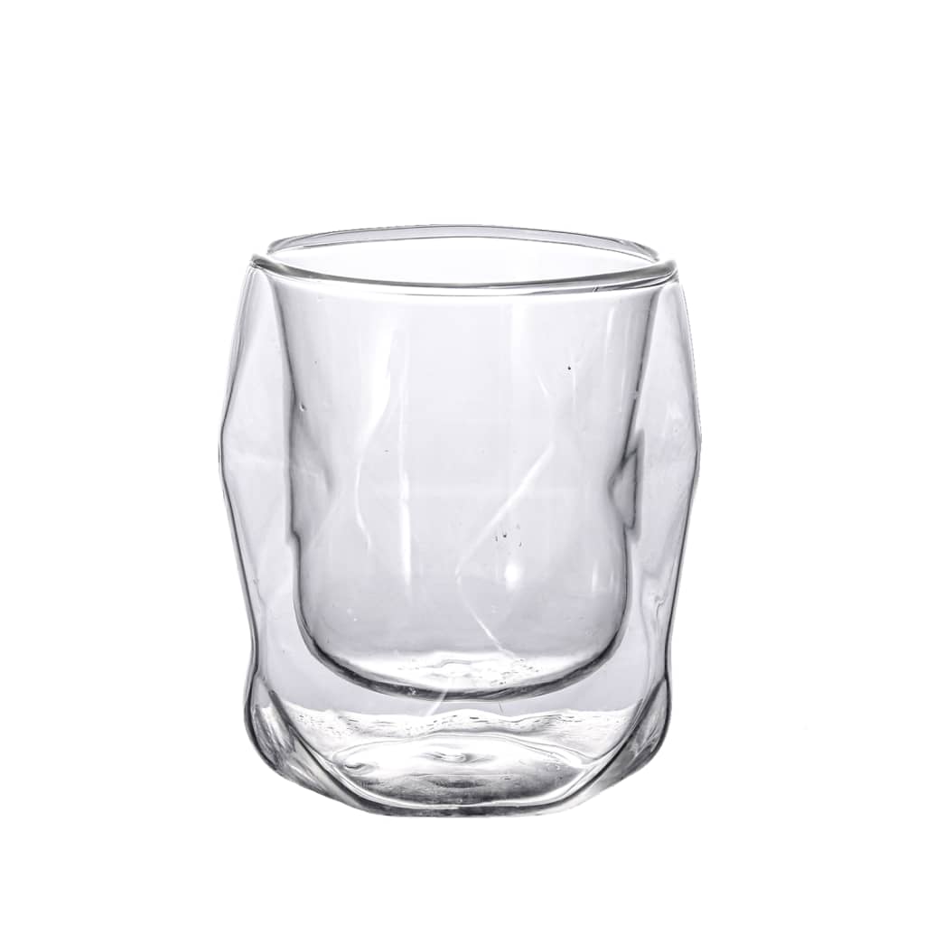 vidaXL Vasos de vidrio de doble pared 6 unidades 250 ml