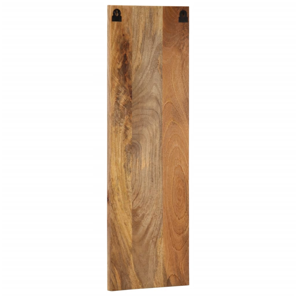 vidaXL Percheros de pared con 3 ganchos 2 uds madera maciza de mango