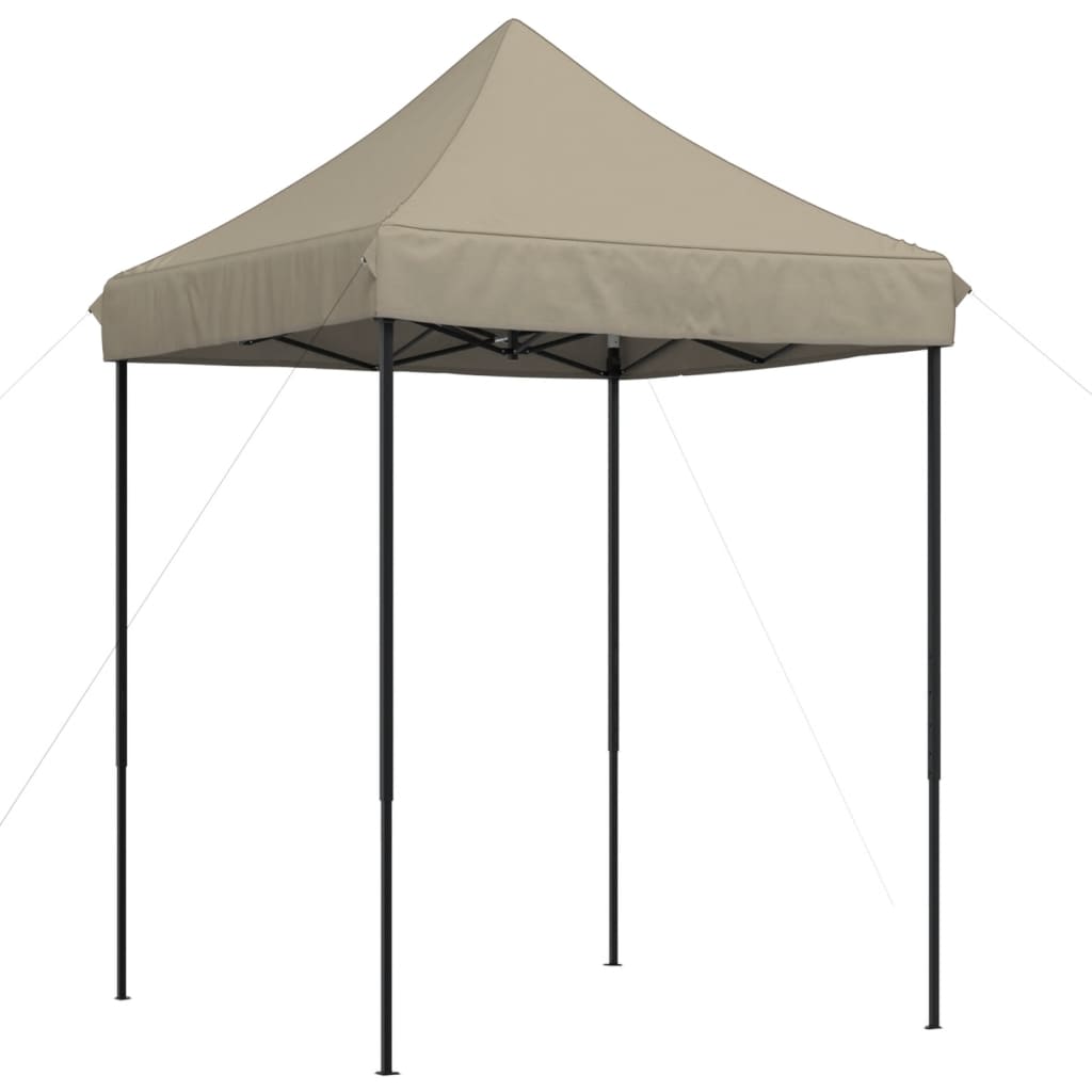 vidaXL Tienda de fiesta plegable Pop-Up taupe 200x200x306 cm