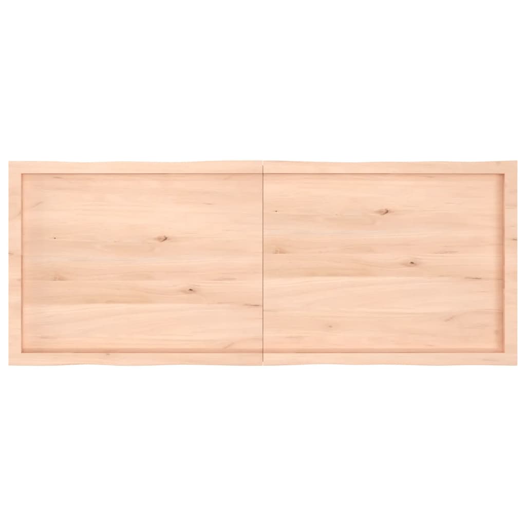 vidaXL Tablero de mesa madera maciza borde natural 160x60x(2-6) cm