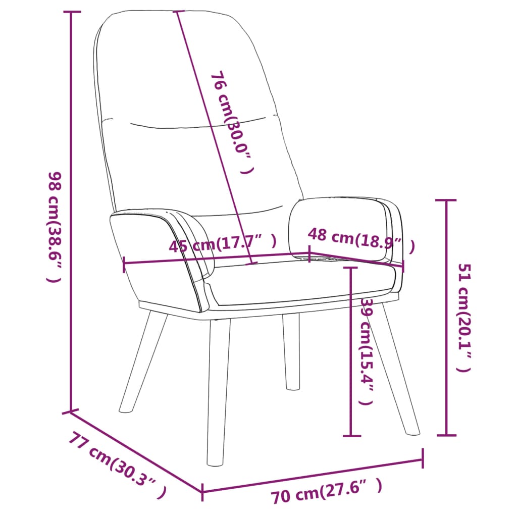 vidaXL Sillón de relax con reposapiés tela negro