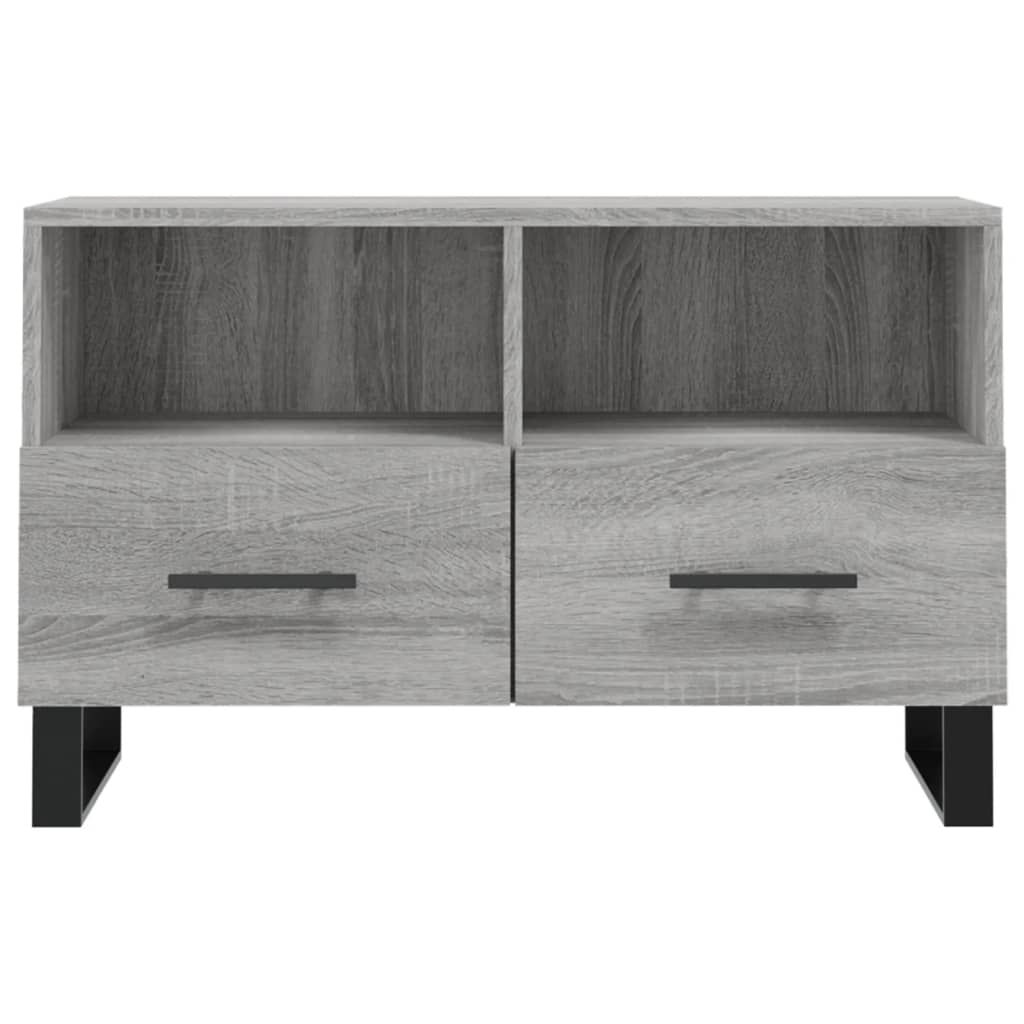 vidaXL Mueble de TV madera de ingeniería gris Sonoma 80x36x50 cm