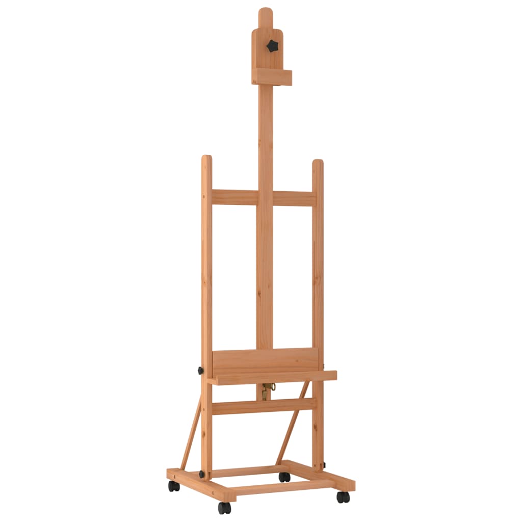 vidaXL Caballete de pintura madera maciza de haya 55x53,5x178 cm