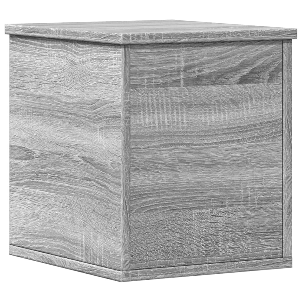 vidaXL Caja de almacenaje madera ingeniería gris Sonoma 30x35x35 cm