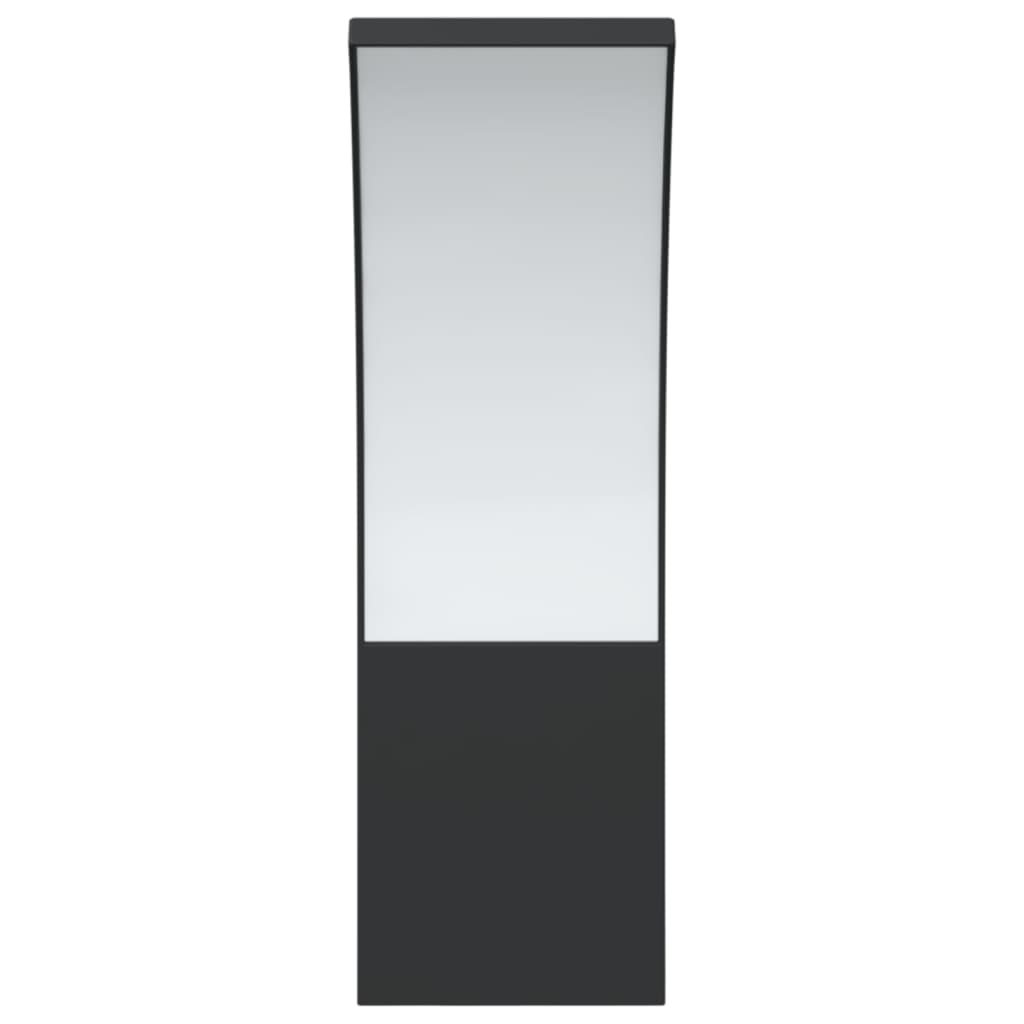 vidaXL Lámparas de pared LED de exterior 2 uds aluminio fundido negro