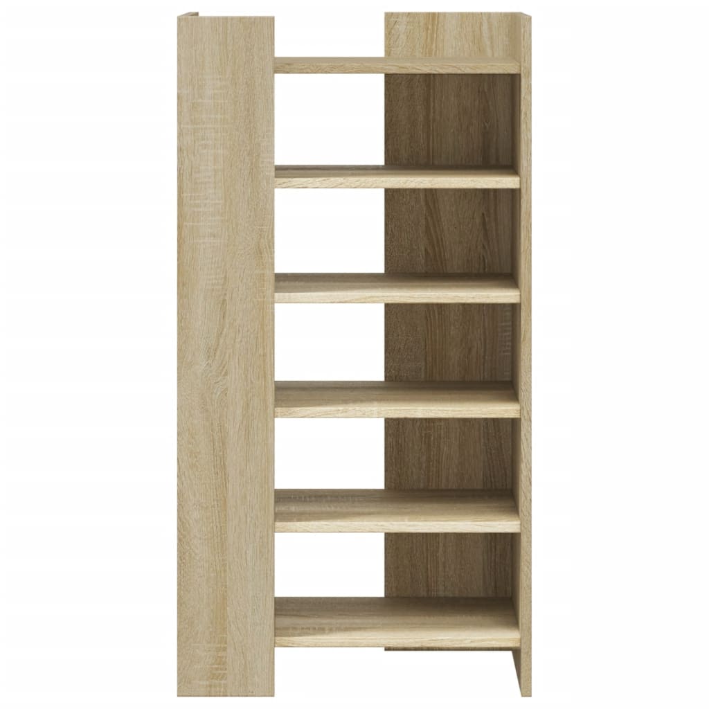 vidaXL Mueble zapatero madera ingeniería roble Sonoma 52x37,5x100 cm