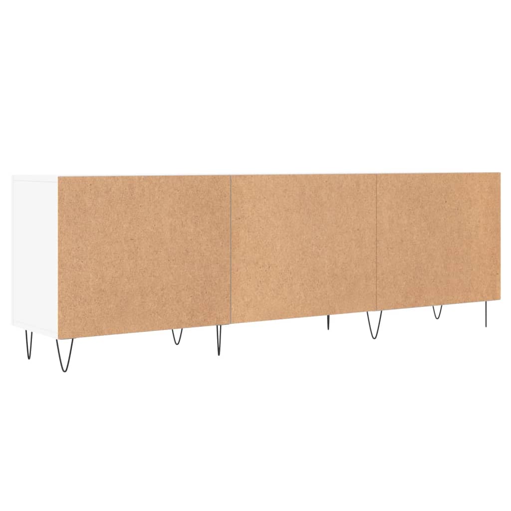 vidaXL Mueble para TV madera de ingeniería blanco 150x30x50 cm