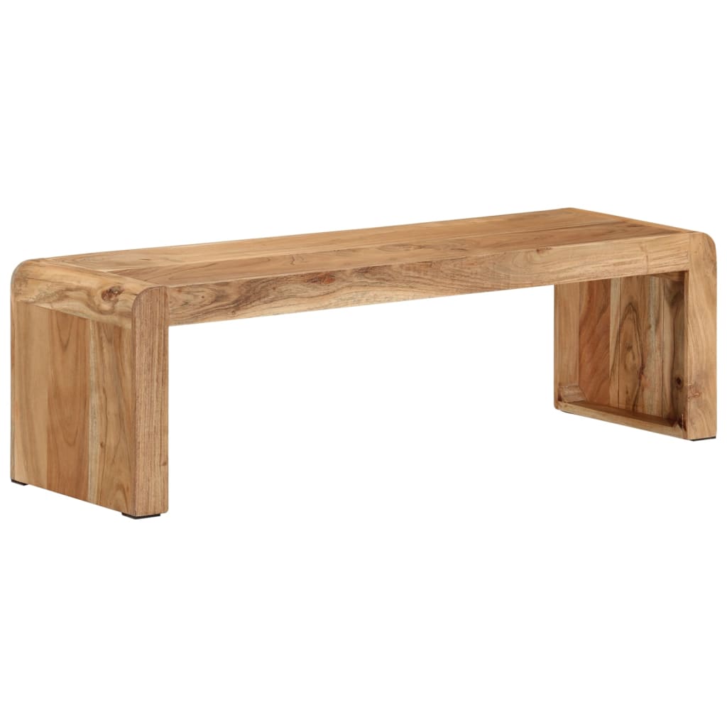 vidaXL Soporte de TV madera maciza de acacia 110x33x33 cm