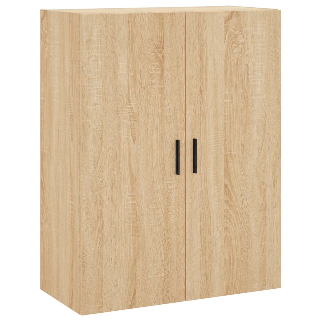 vidaXL Aparador alto madera contrachapada color roble 69,5x34x180 cm