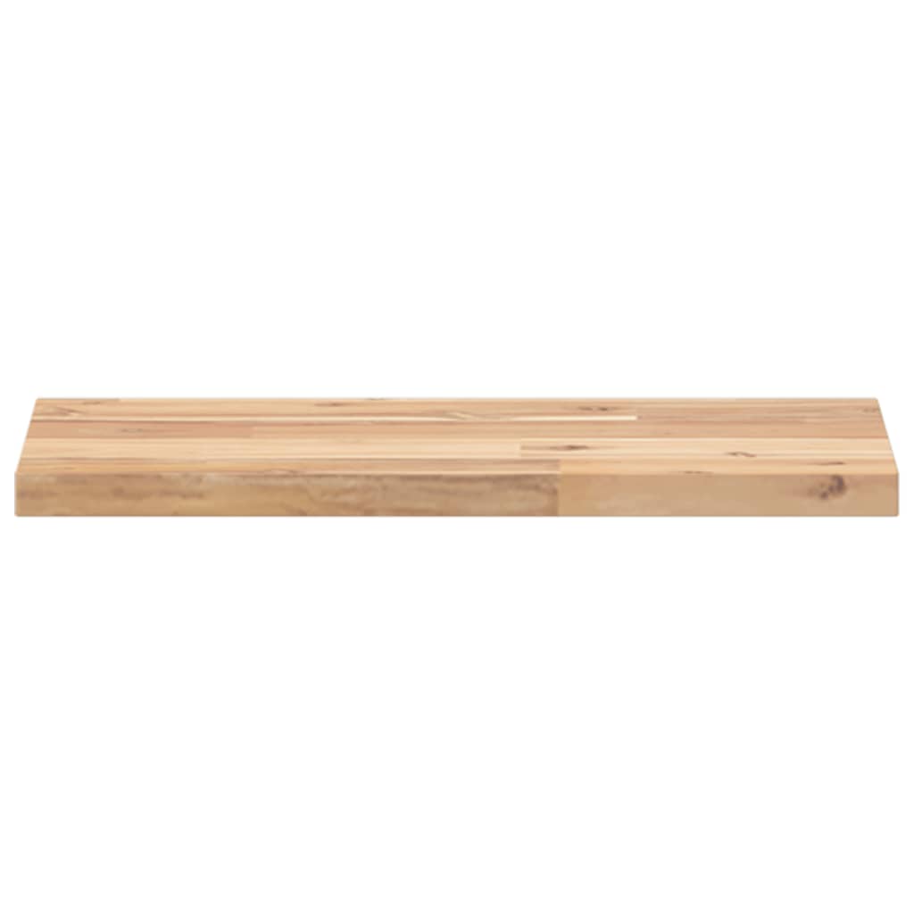 vidaXL Estantes flotantes 3 uds madera acacia sin tratar 40x20x2 cm